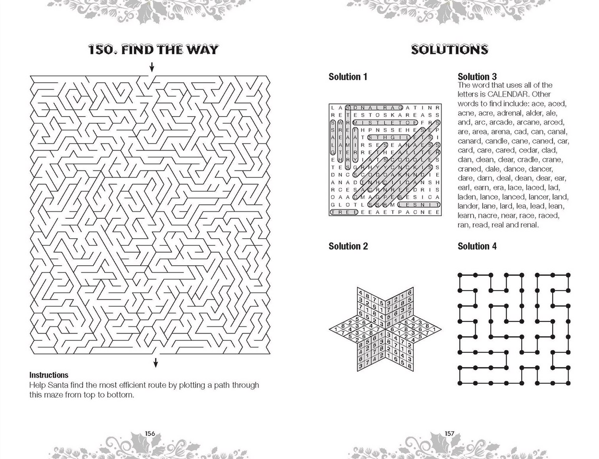The Christmas Puzzle Book