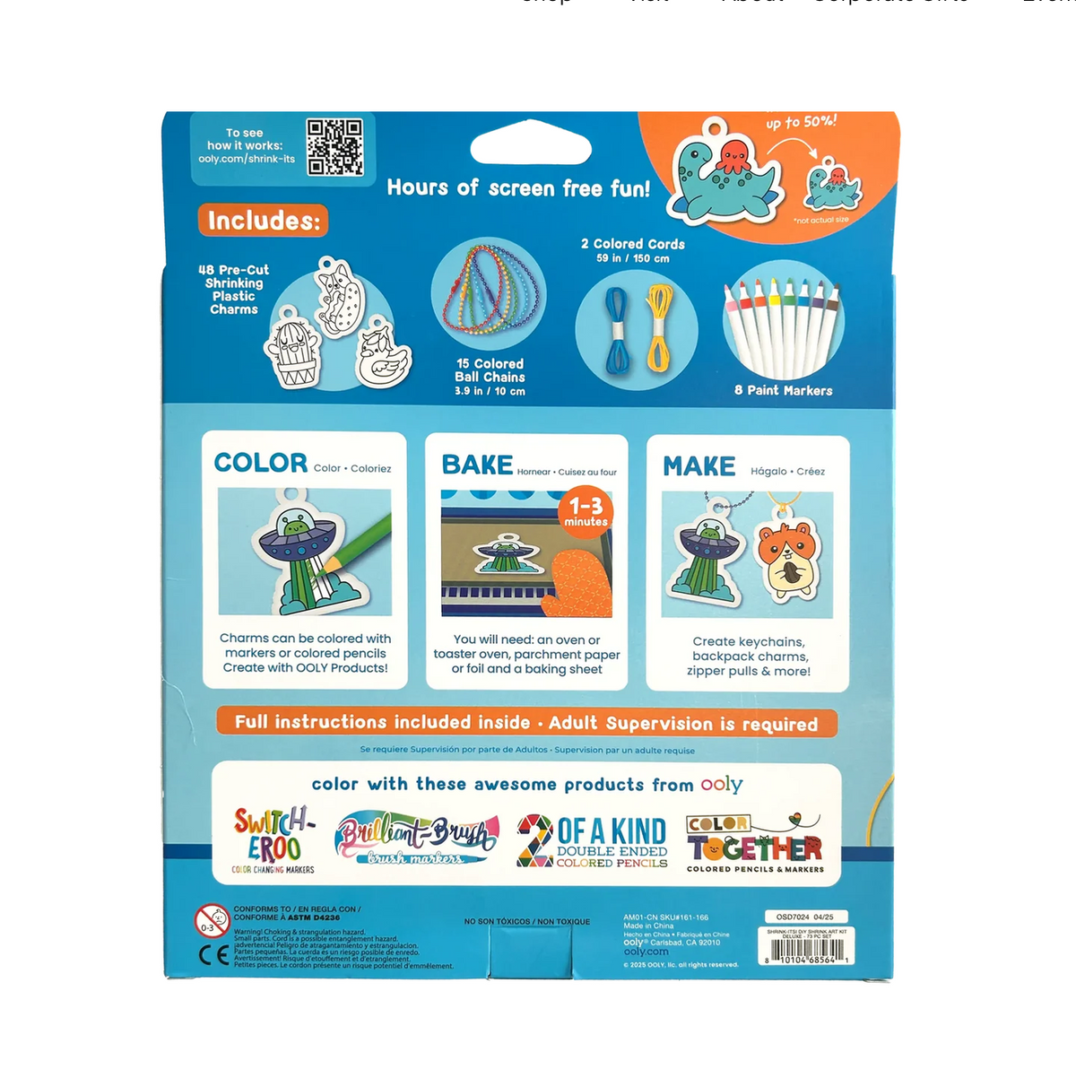 Shrink-Its!: D.I.Y. Shrink Art Kit - Deluxe (73 PC Set)