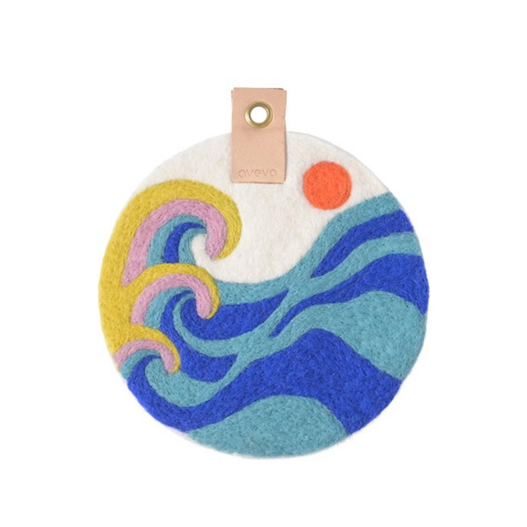 TRIVET, ART, waves of skanor