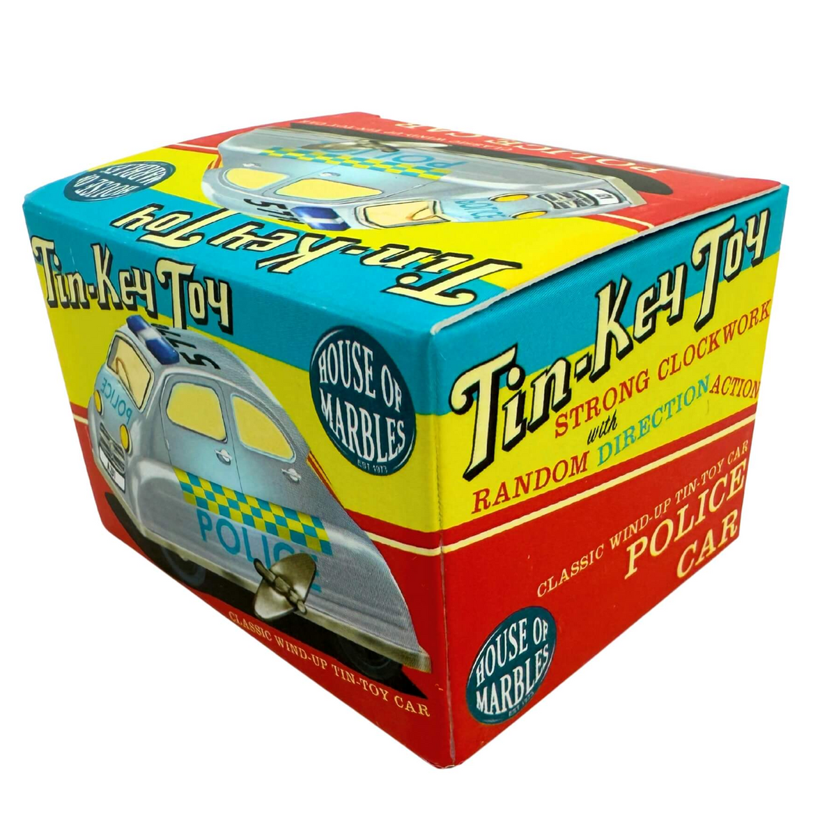 Classic Wind-Up Tin-Toy – Police Car