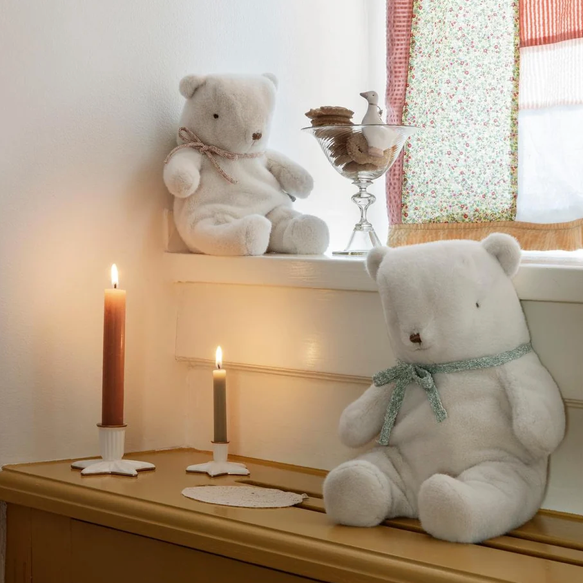 Teddy bear plush, Medium - Off white