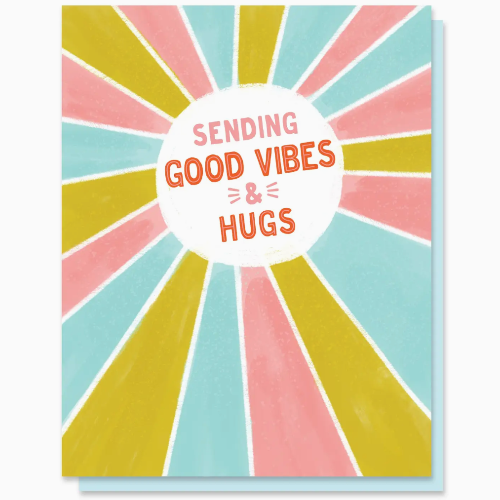 Good Vibes and Hugs Card