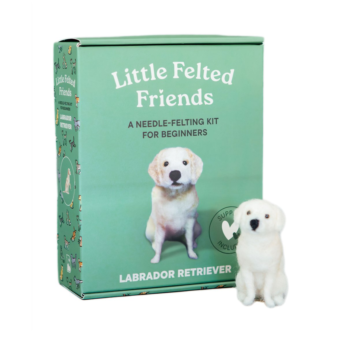 Little Felted Friends: Labrador Retriever (A Needle-Felting Kit)