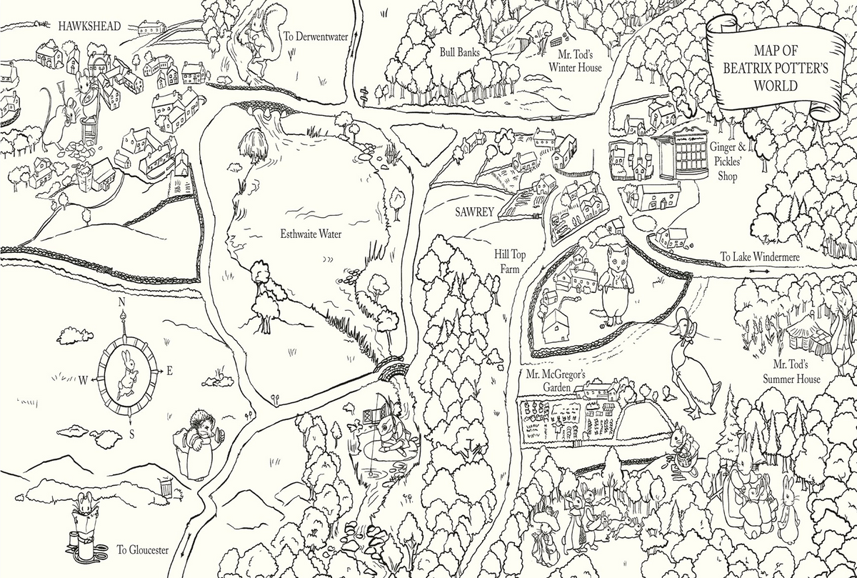 The Beatrix Potter Coloring Book