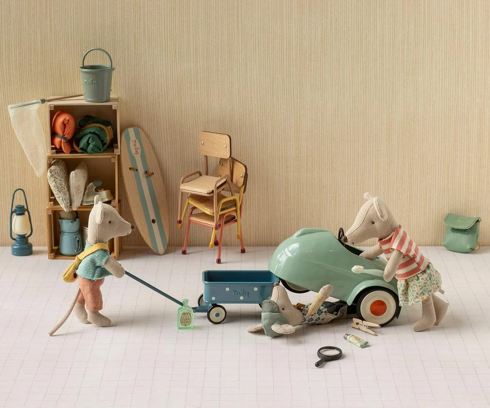 Wagon for Mouse - Blue