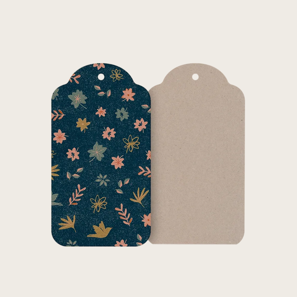 Gift tags Forest - Blue 12 pcs