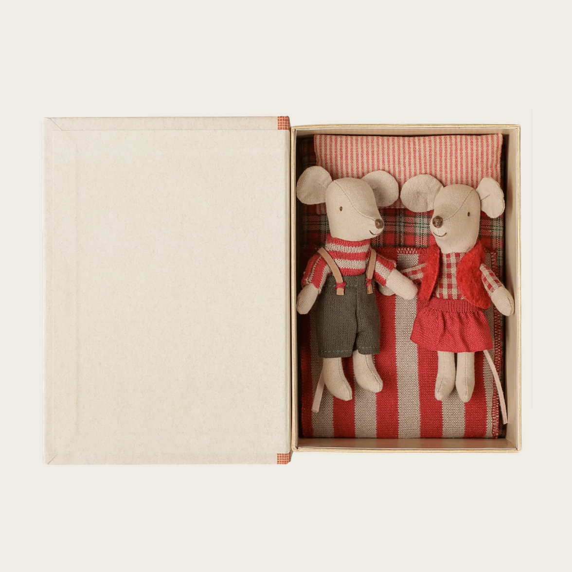Christmas twin mice- Little sister & brother in book