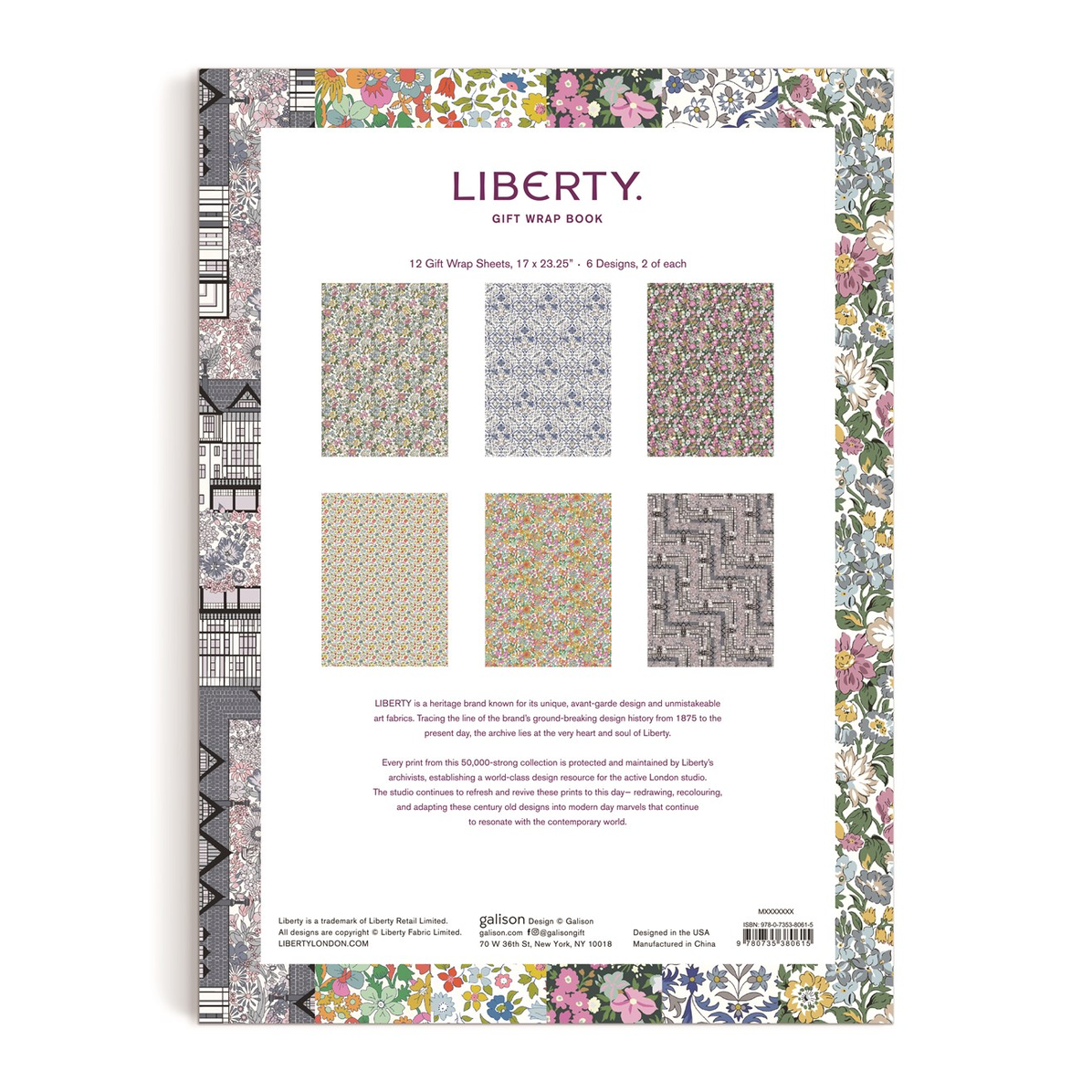 Liberty Gift Wrap Book