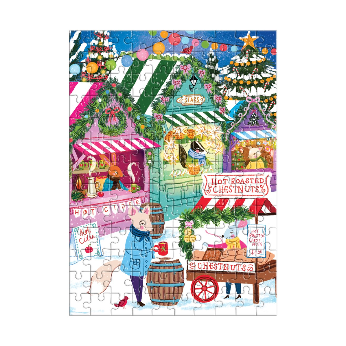Holiday Market 130 Piece Puzzle Ornament