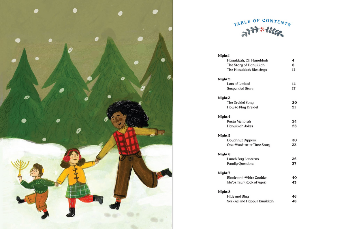 Hanukkah Is Here!: A Hanukkah Countdown—Lift the flaps for crafts, games, recipes, stories, and more!