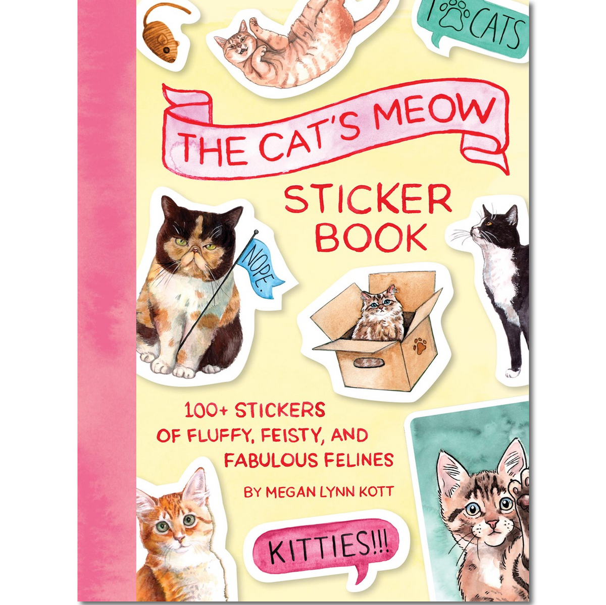 The Cat's Meow Sticker Book: 100+ Stickers