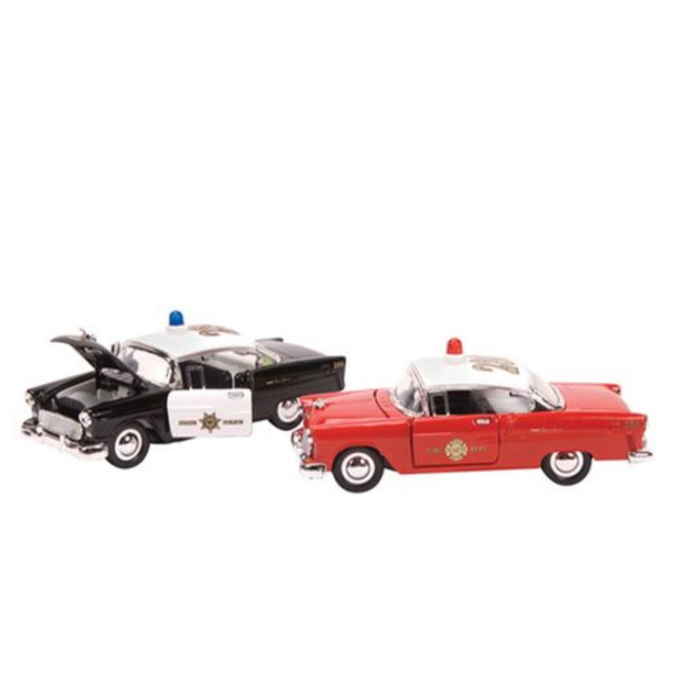 Diecast Fire or Police 1957 Chevrolet Bel Air