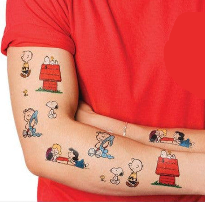 Classic Peanuts Tattoo Set