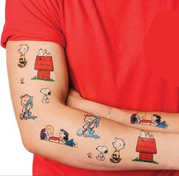 TATTOO PEANUTS MEDIUM　SLIDE　SILVERxK10 Classic Peanuts Tattoo Set – TANTRUM