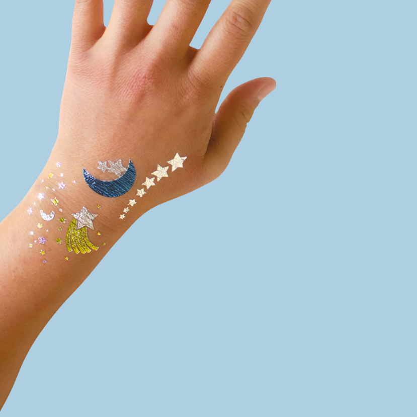 Luna Temporary Tattoos