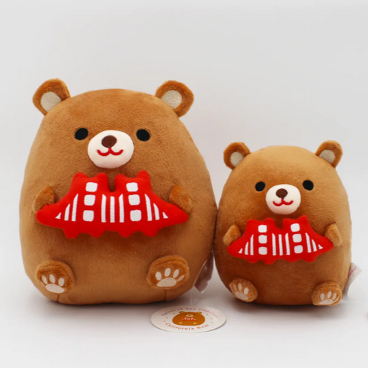 Hugging California Bear Plush Toy