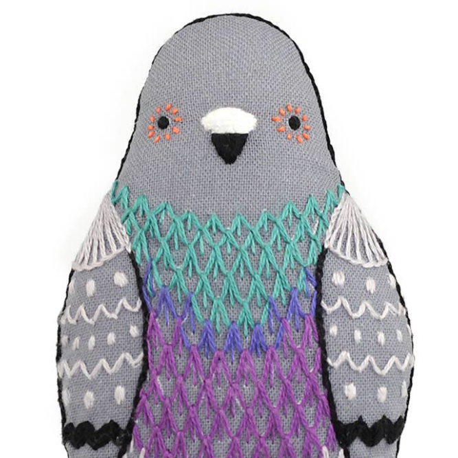 Pigeon - Embroidery Kit