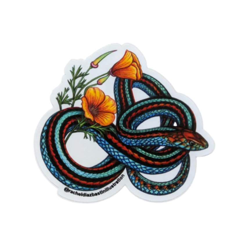 Jaguar or Garter Snake Sticker