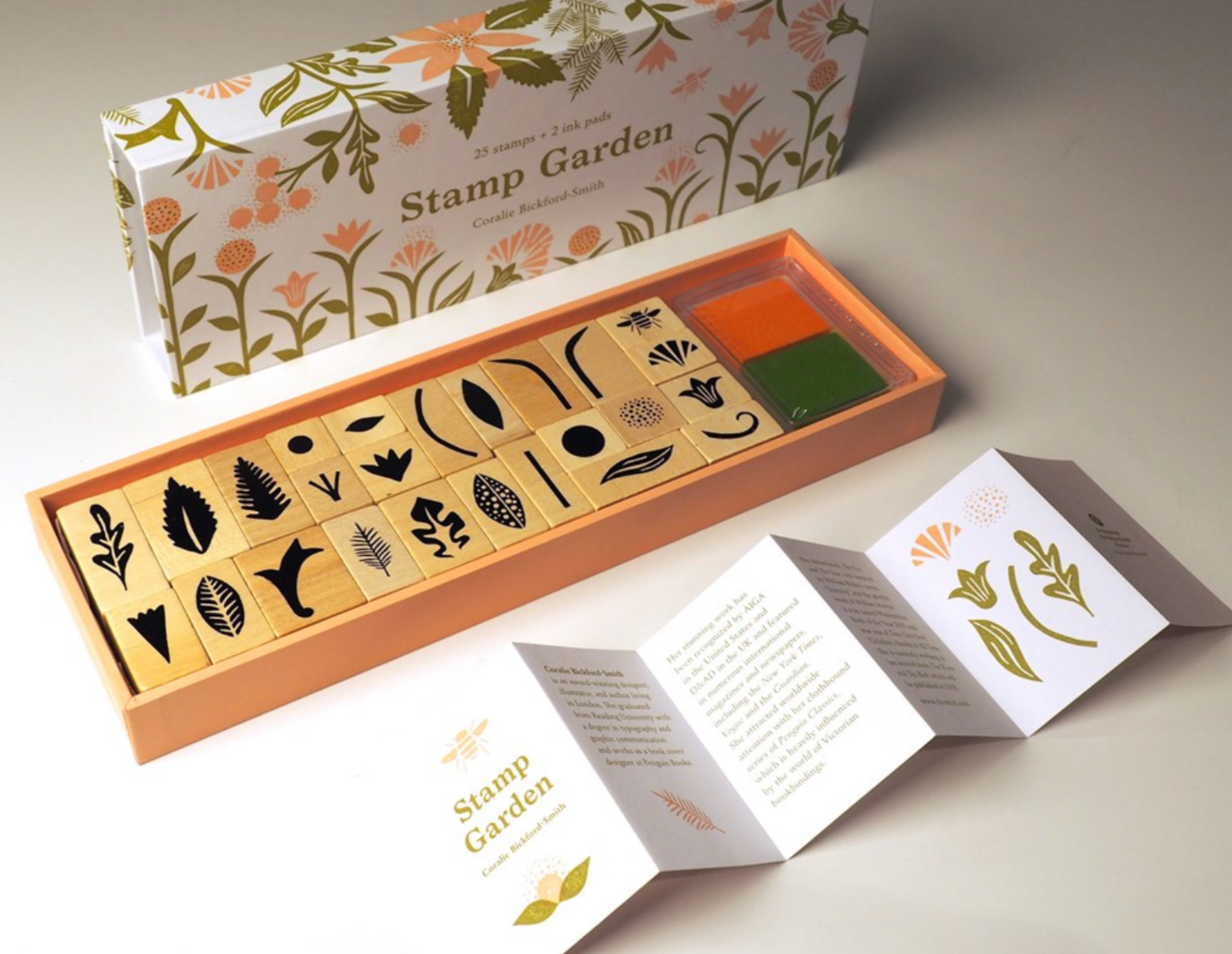 Stamp Garden: 25 stamps + 2 ink pads