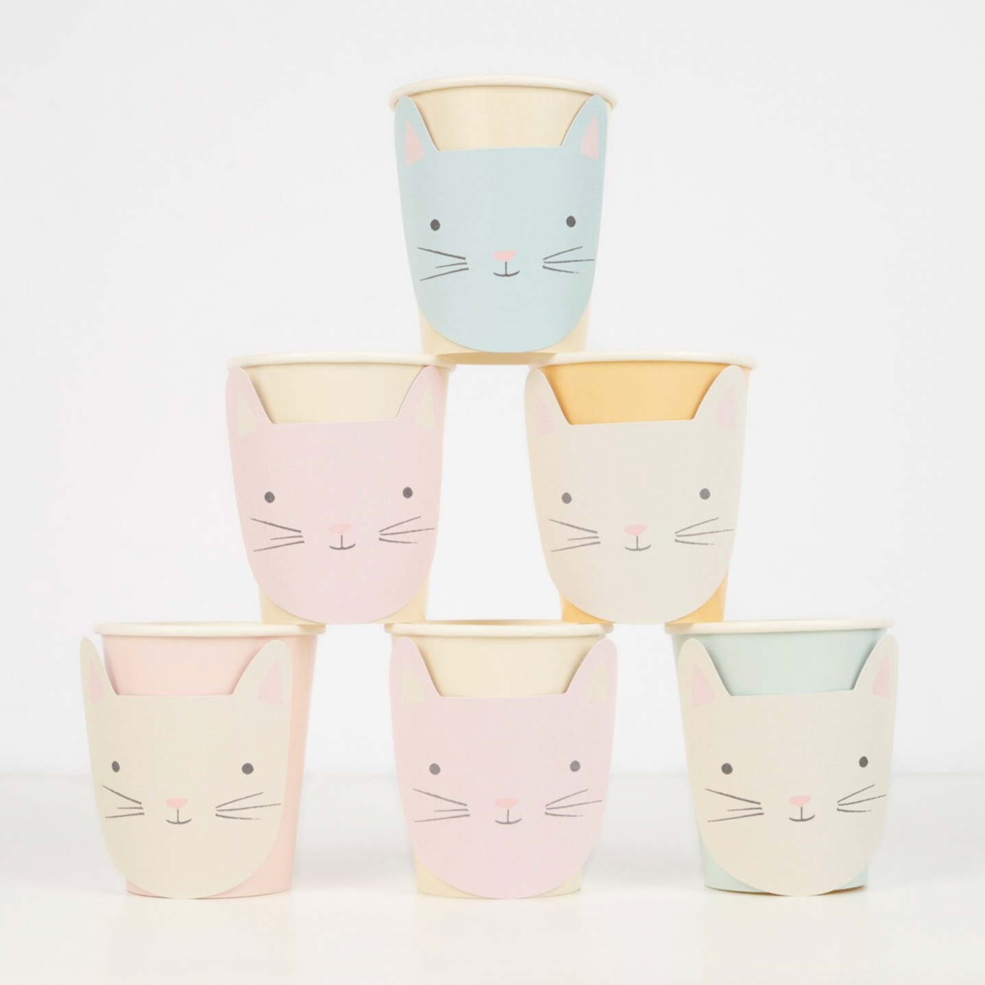 Cute Kitten Cups (pk8)