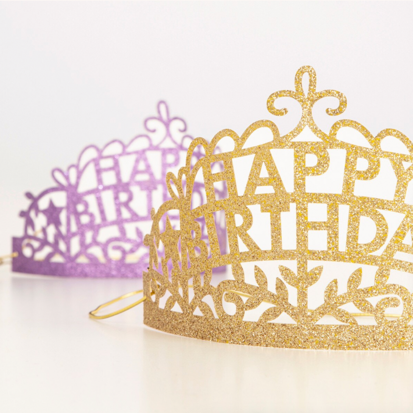 Happy Birthday Party Tiaras -set of 8 diff. colors