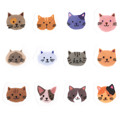 Cats L’il Sticks Washi Stickers -2pk