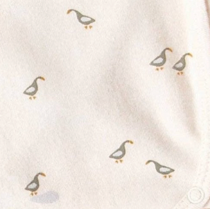 Organic Baby Bodysuit: Runner Ducks