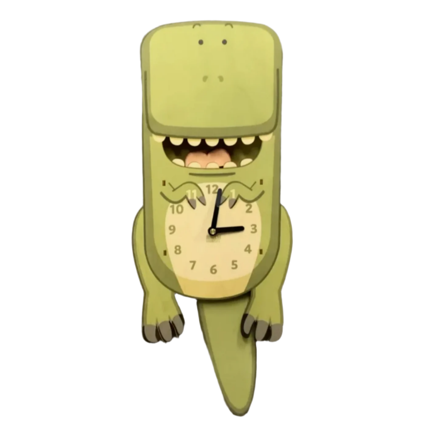 Ralphie the T-Rex Dinosaur Pendulum Clock