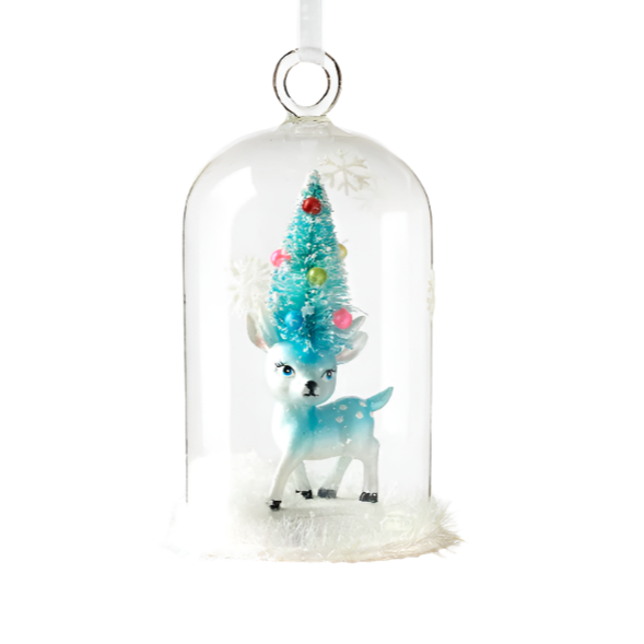 Deer with Tree Dome Ornament