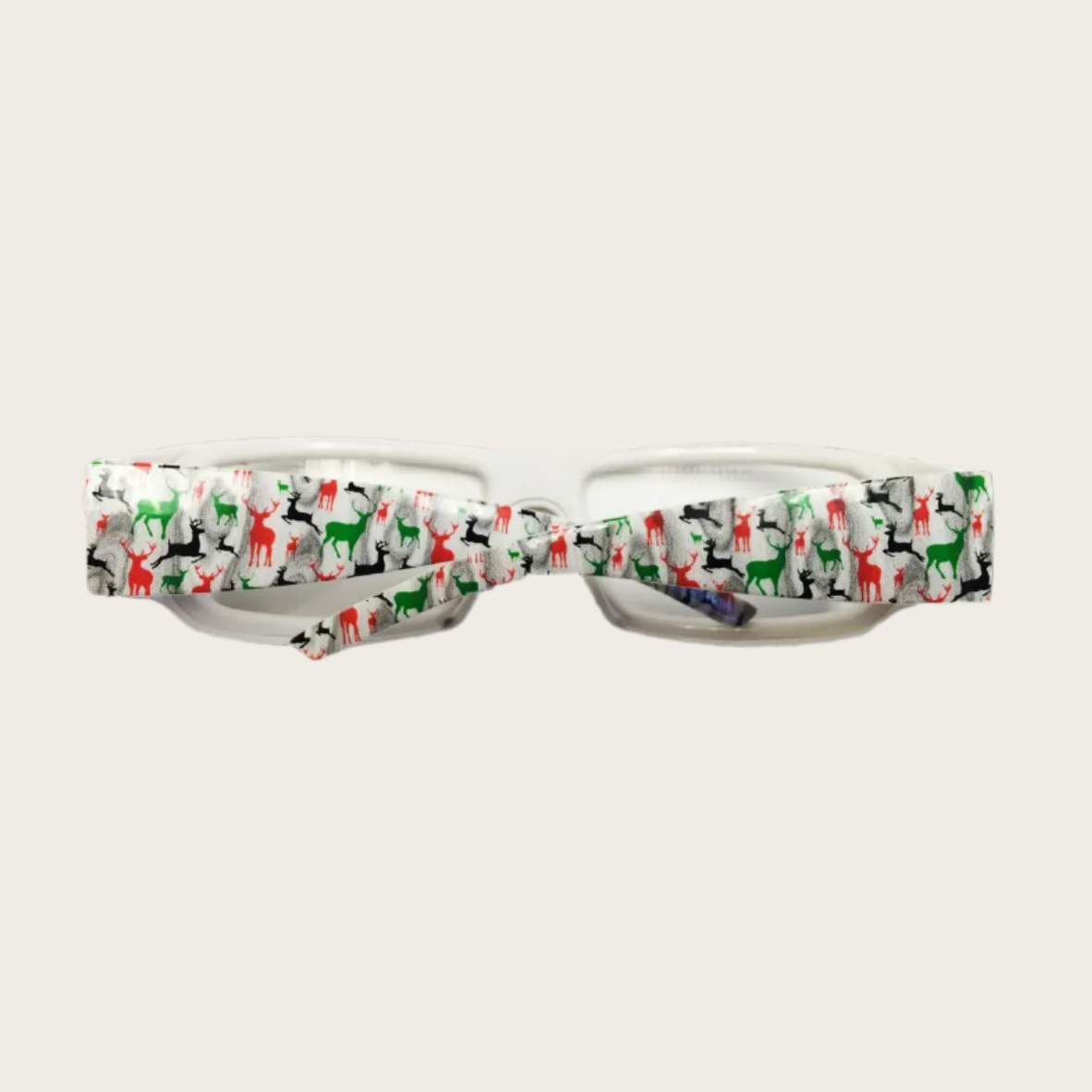 Holiday Specs Plastic Reindeer Glasses