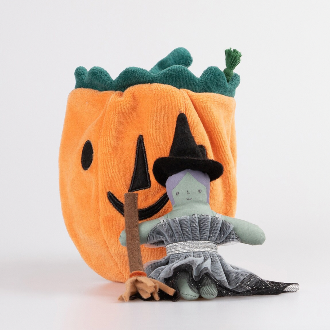 Pumpkin Witch Mini Doll