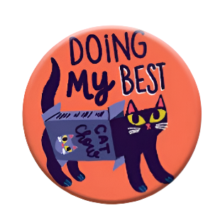 Pawsitive Purrspective Button Box