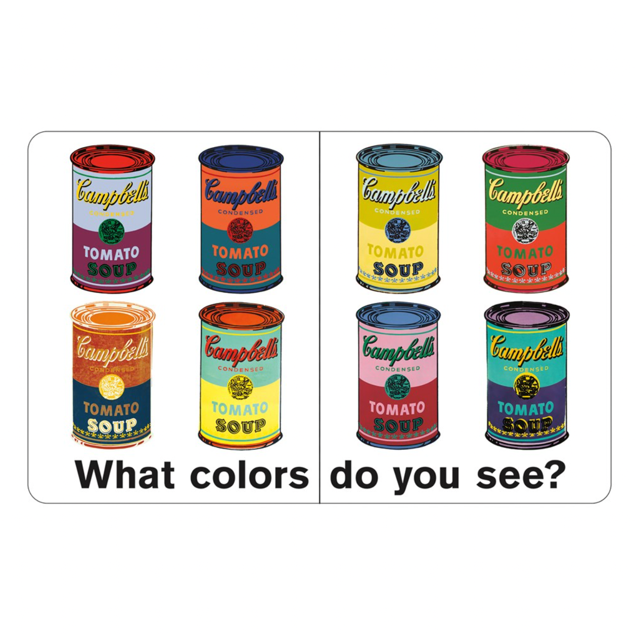 Andy Warhol What Colors Do You See? Board Book