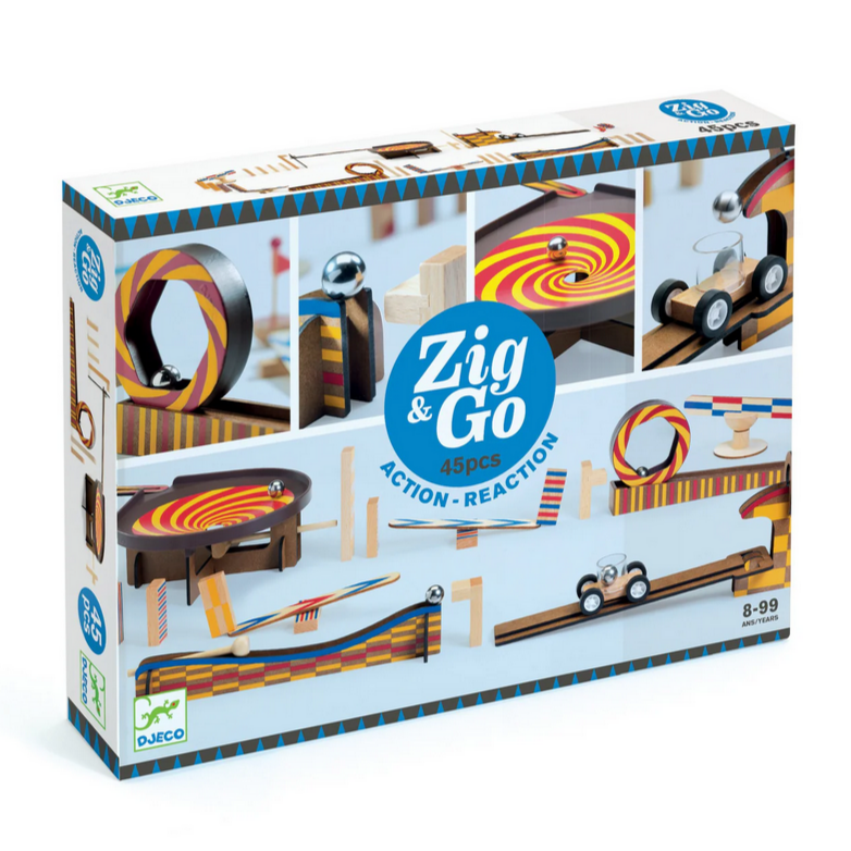 Zig & Go -Action Reaction Wroom -45pcs