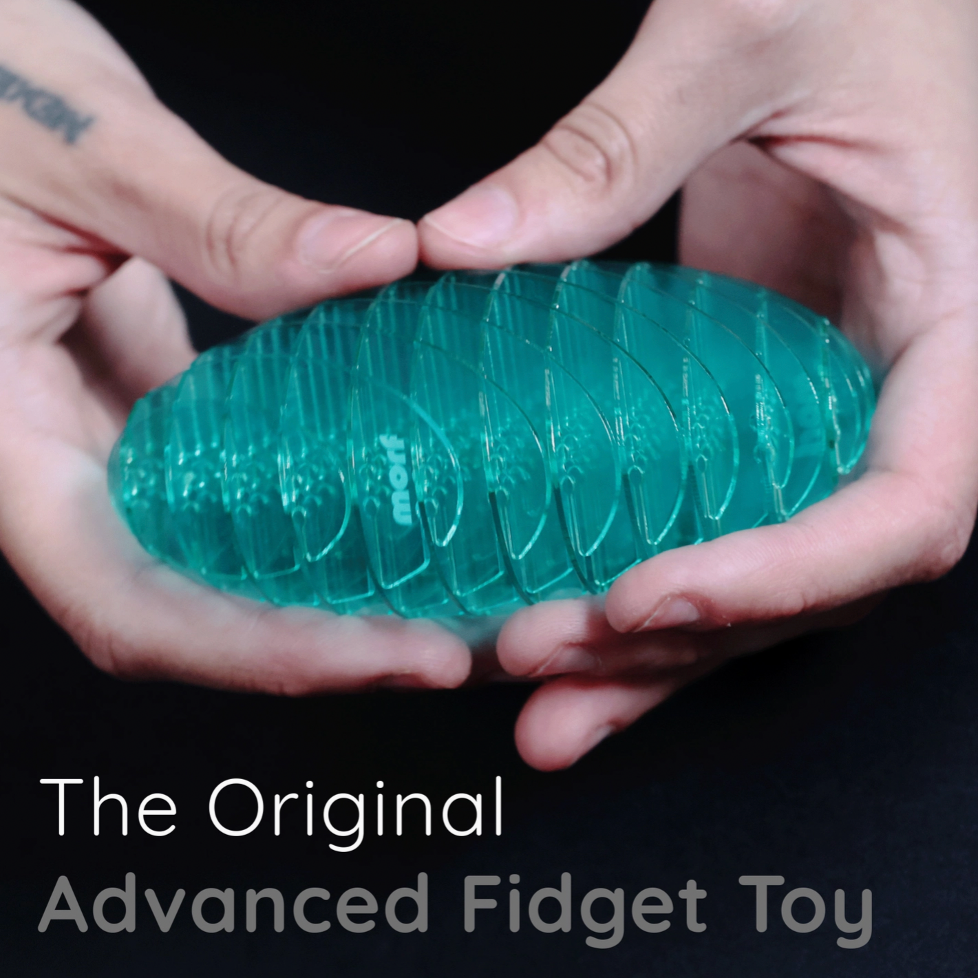 Morf Fidget Worm Blue -small