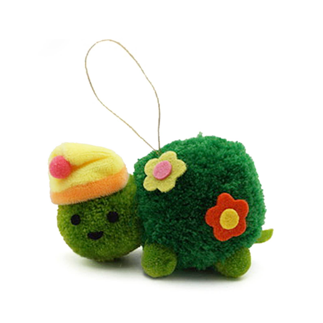 Sleepy Turtle Pom Pom Ornament