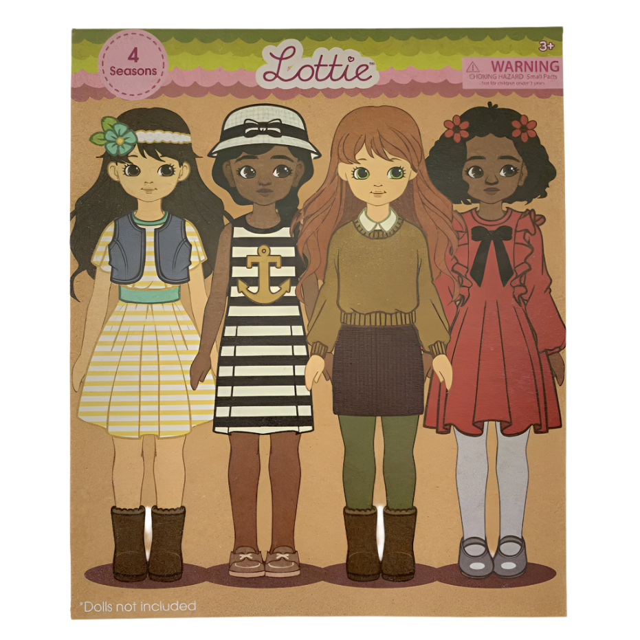 Lottie Doll: 4 Seasons -Multipack of 4 Outfits