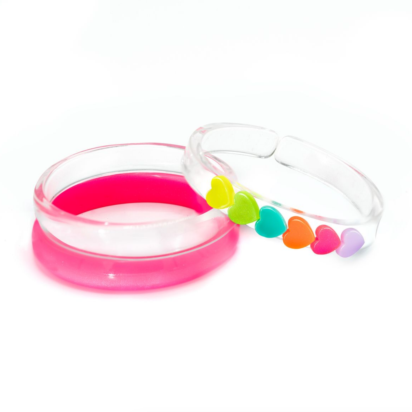 Hearts Neon Bangles