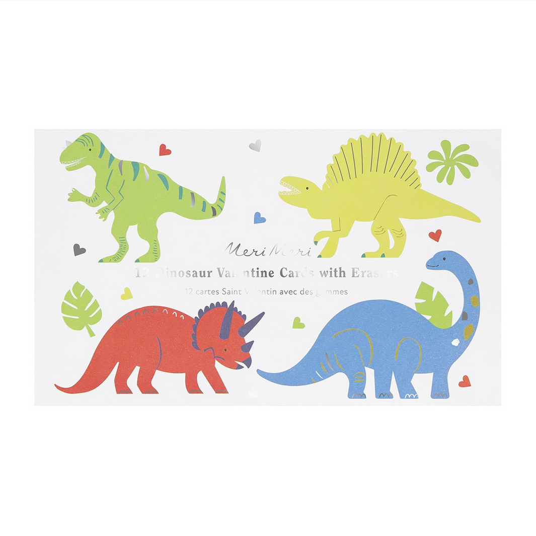 Dinosaur Valentine Cards (pk12)