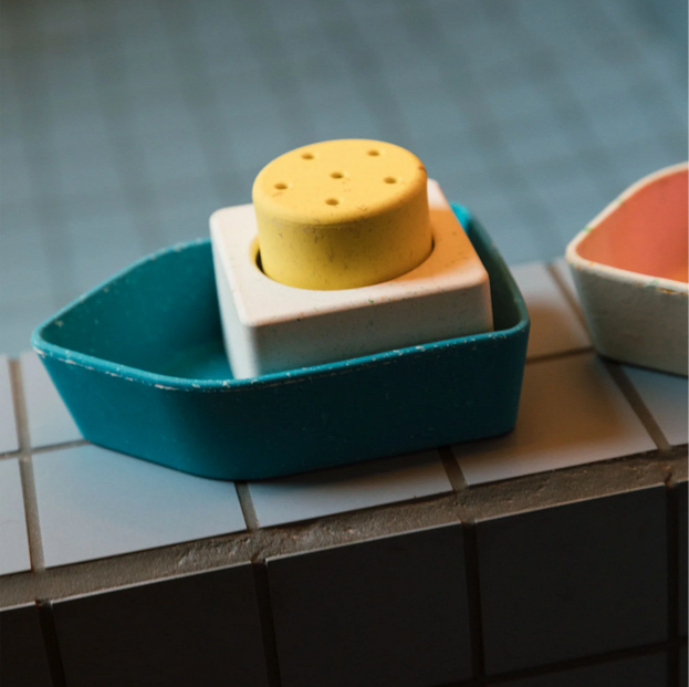 Upcycled Boat -Yellow