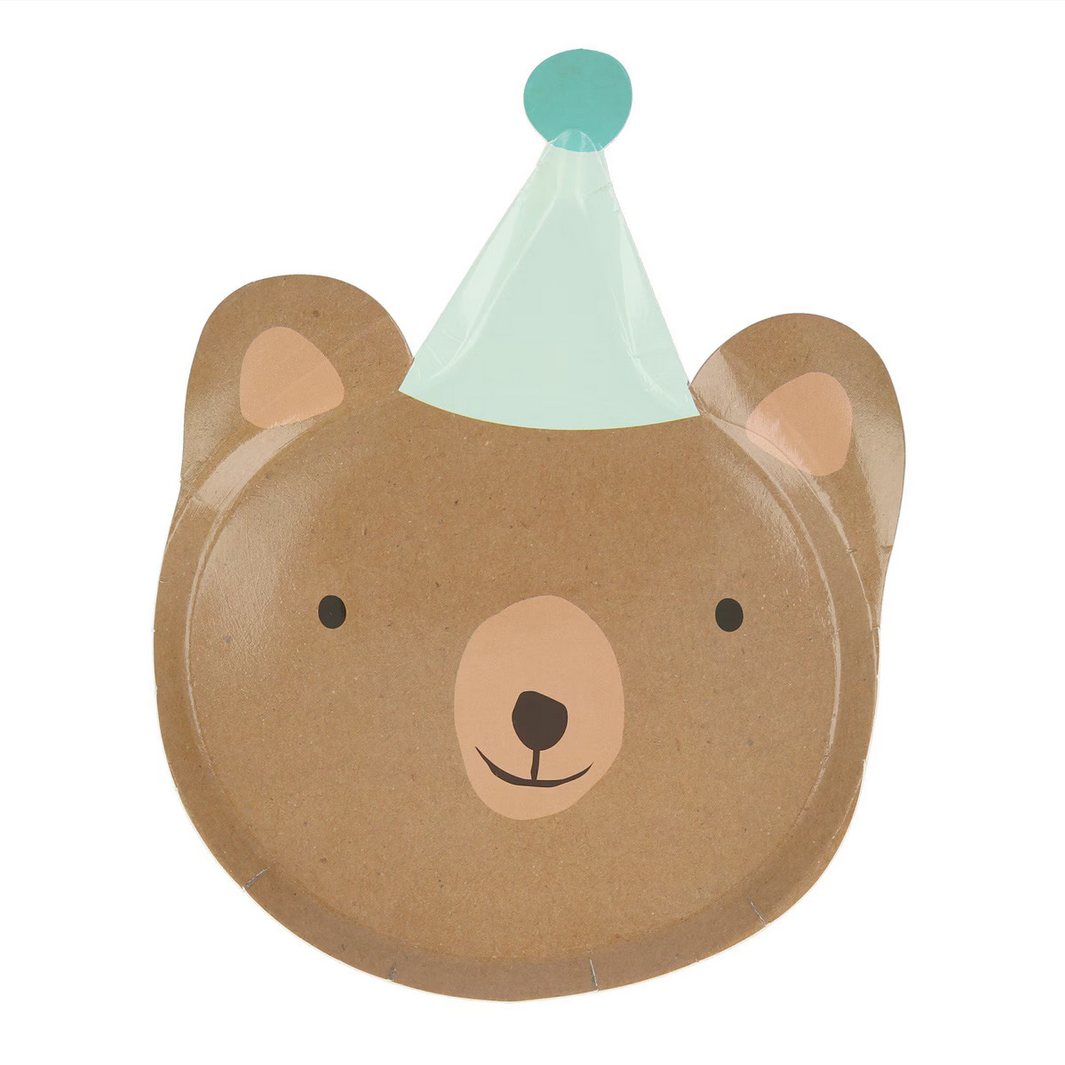 Animal Parade Die Cut Plates (pk8)