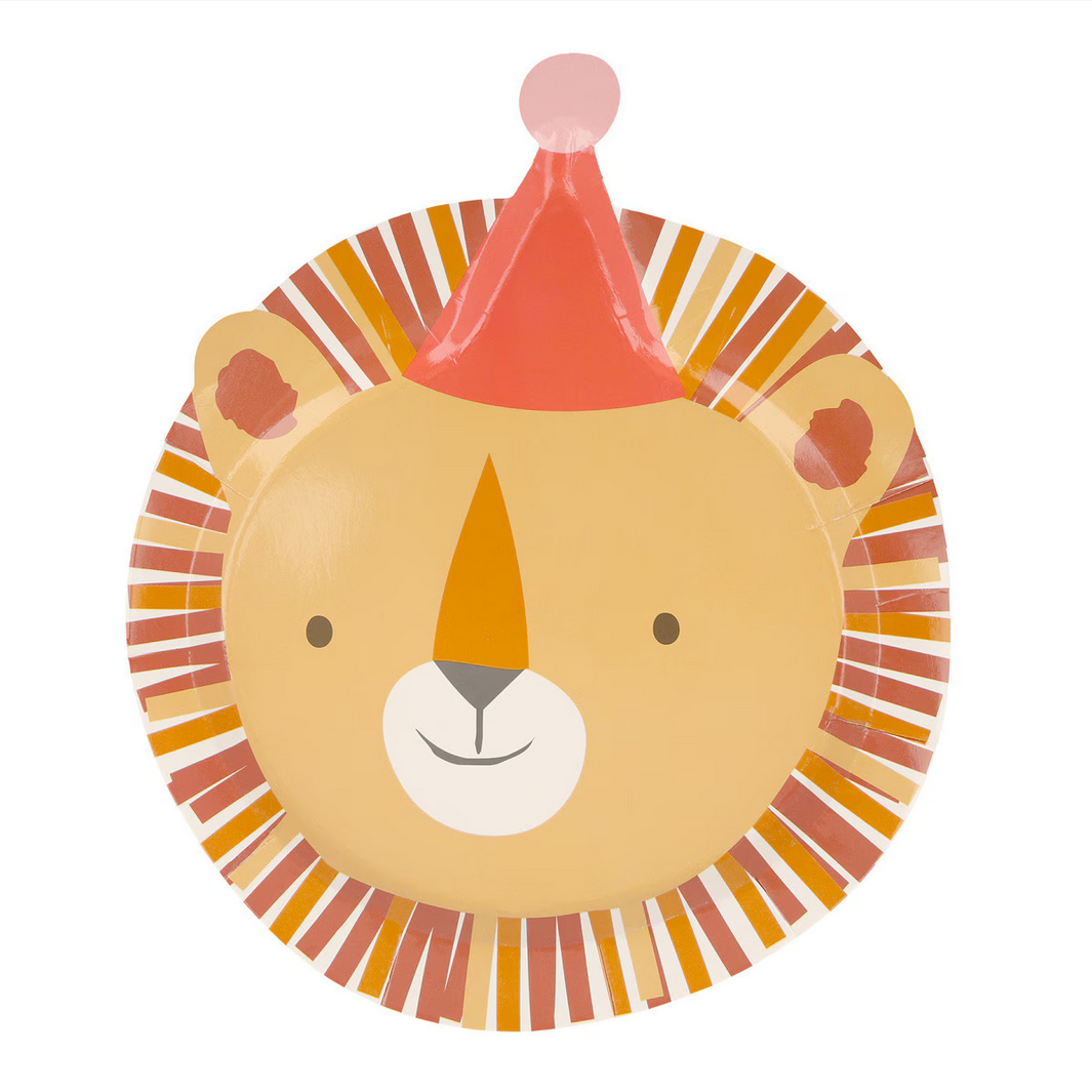 Animal Parade Die Cut Plates (pk8)