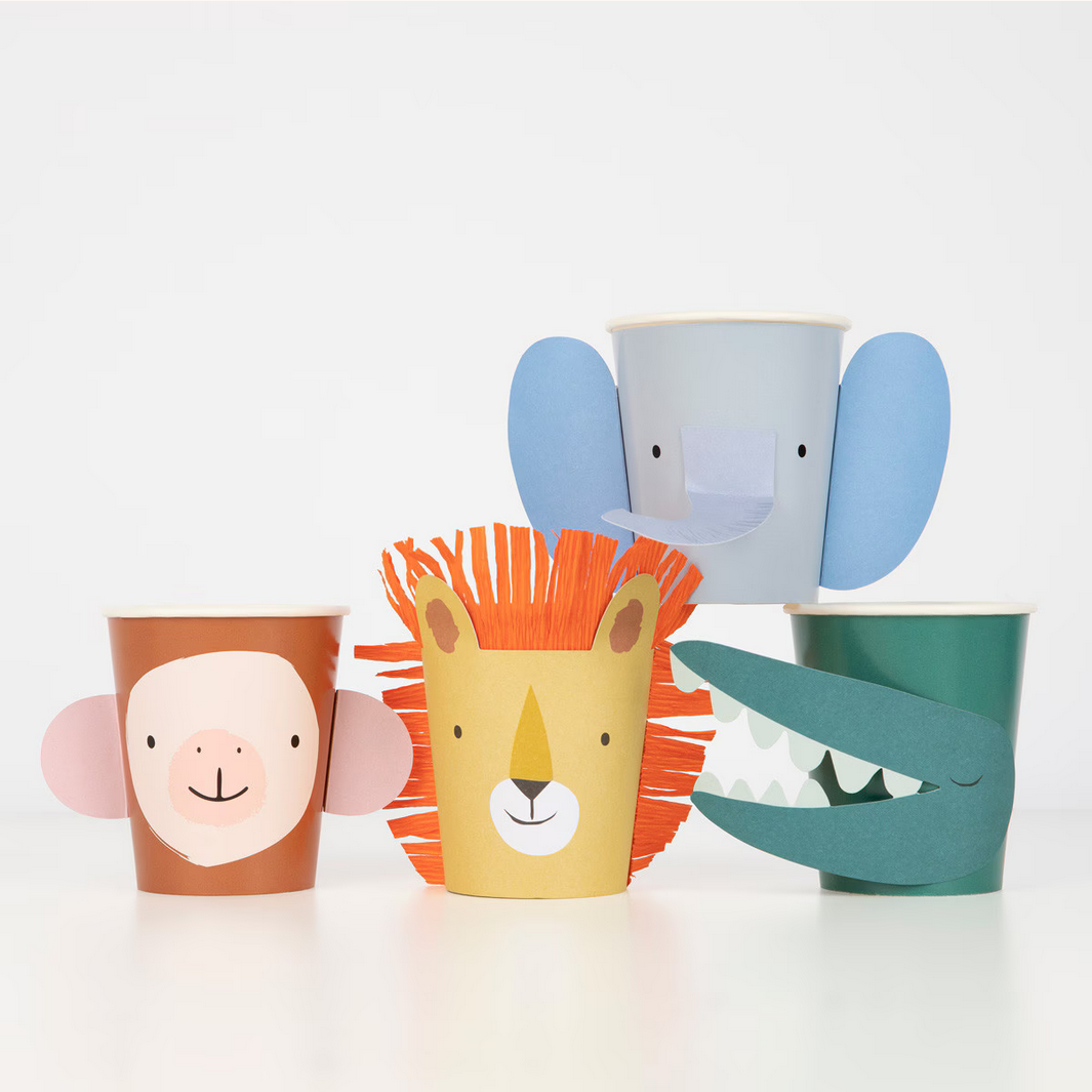 Animal Parade Character Cups (pk8)