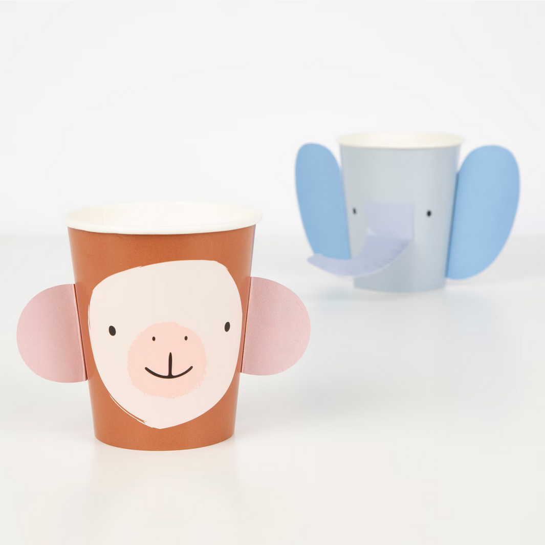 Animal Parade Character Cups (pk8)