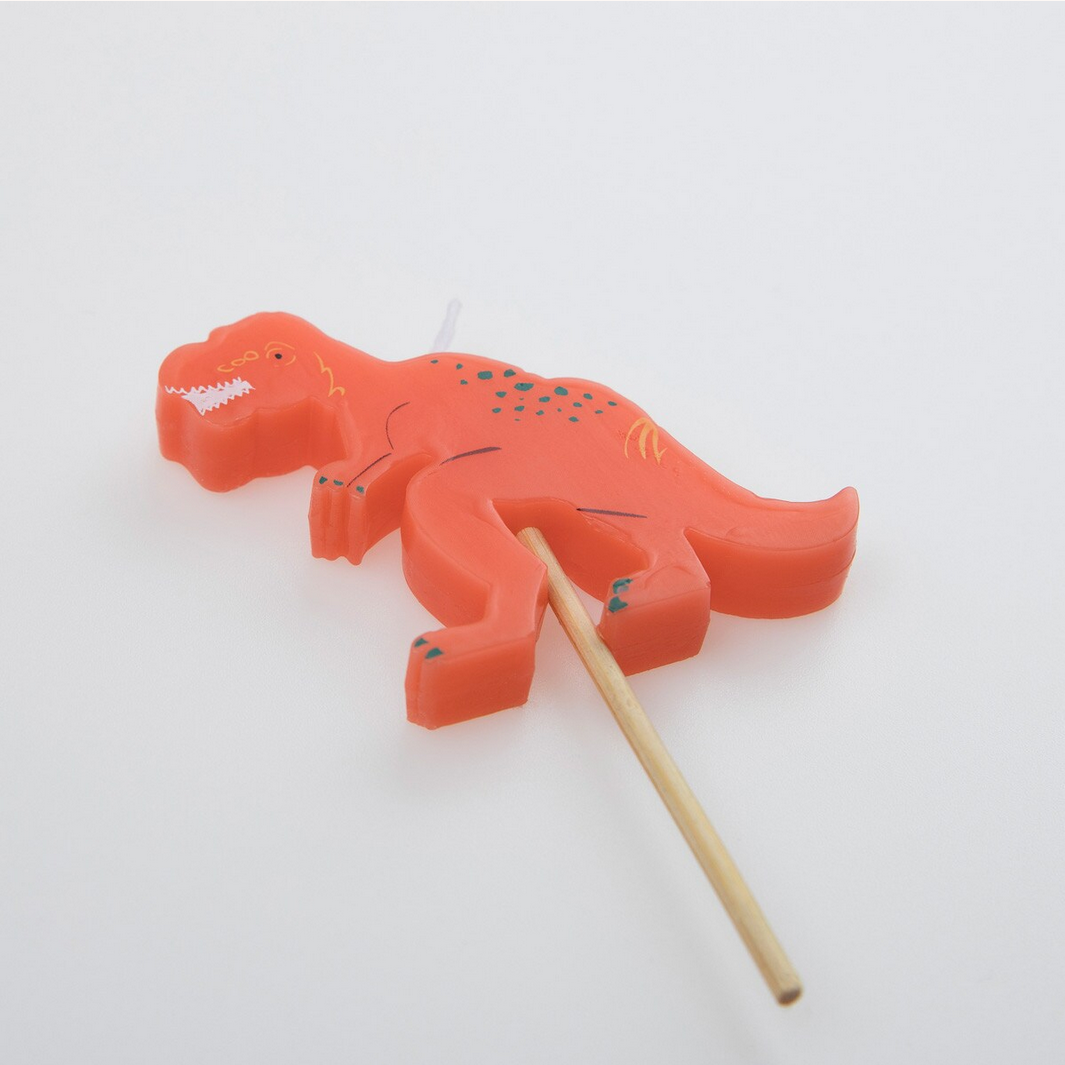 Mini Dinosaur Candles (5pk)