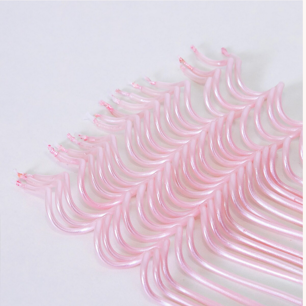 Pink Swirly Candles (20pk)