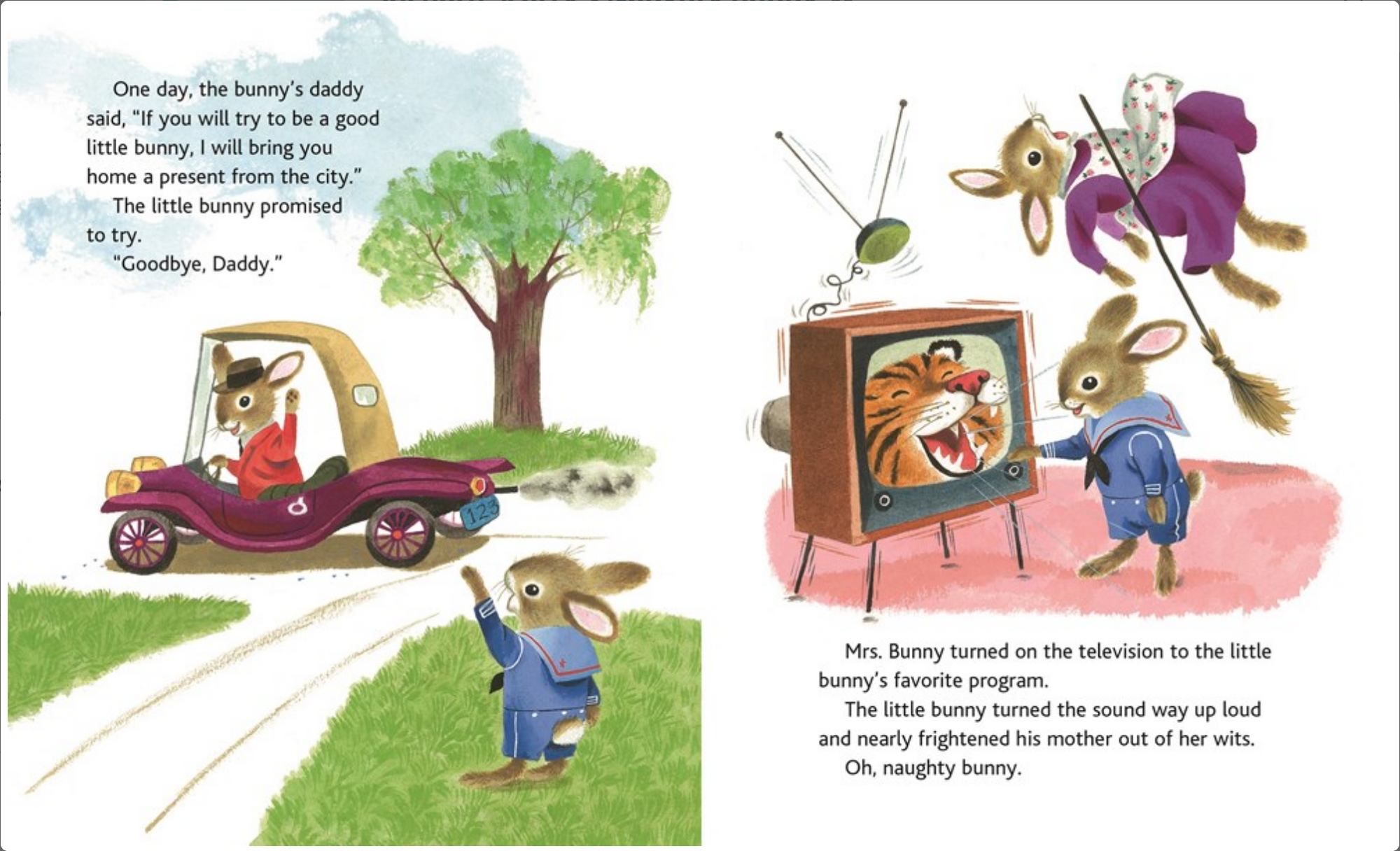 Richard Scarry's Naughty Bunny