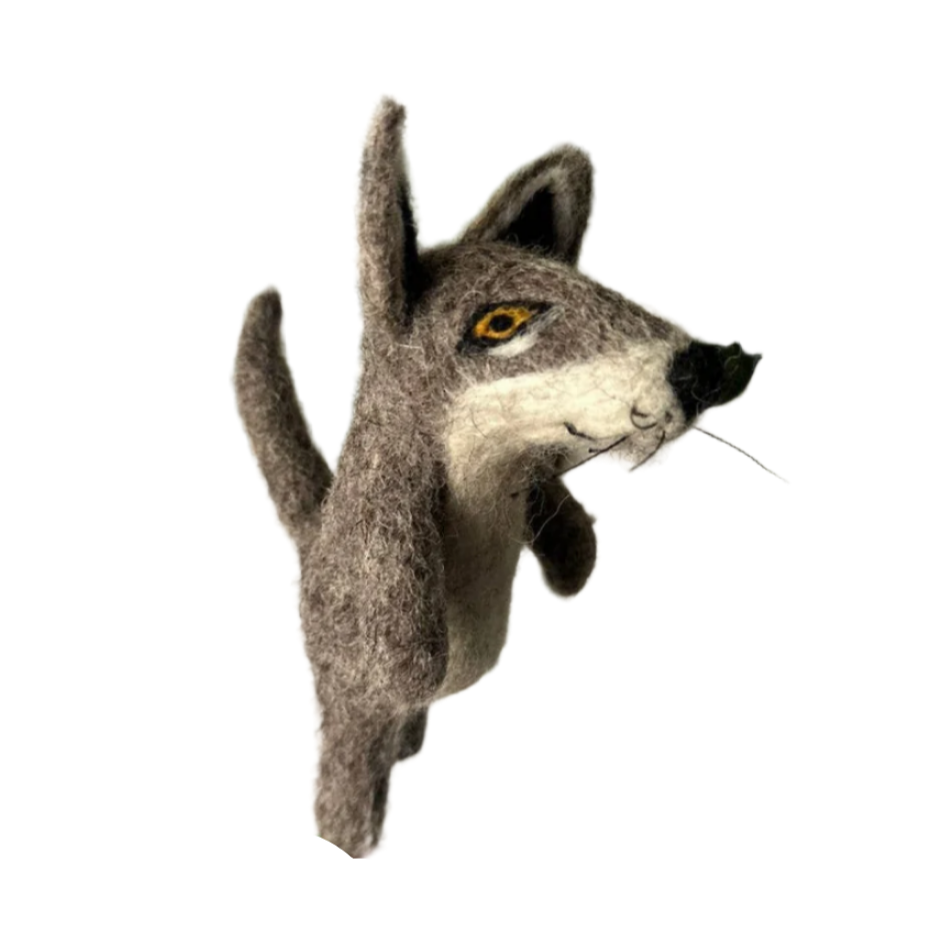 Wolf Finger Puppet