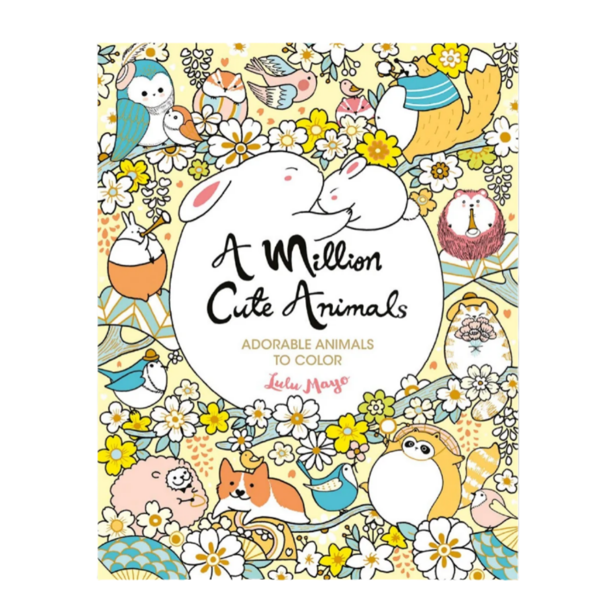 A Million Cute Animals Coloring Book