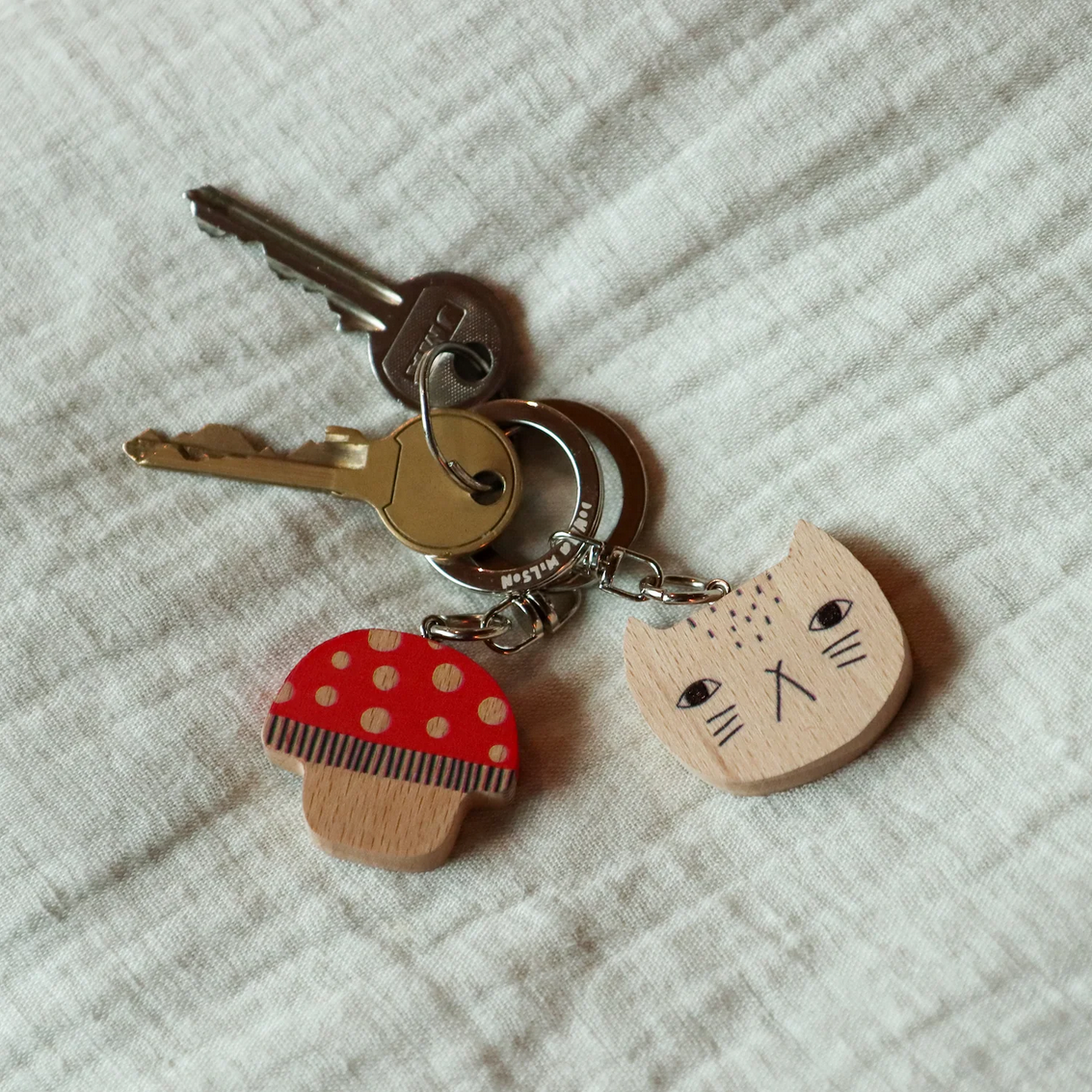 Mog Cat Keyring